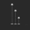 Lampa podłogowa V-TAC 4W LED biała IP54 ładowalna VT-7544-W 3000K 300lm